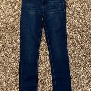 BAMBOO Dark Blue Women's Skinny Jeans